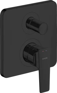 Axor Citterio E Bath Mixers Concealed 215 X 180 X 130mm Black - Matt