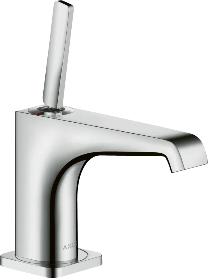 Axor Citterio E Pillar Tap 90 With Pin Handle Without Waste Chrome product image - Image 1