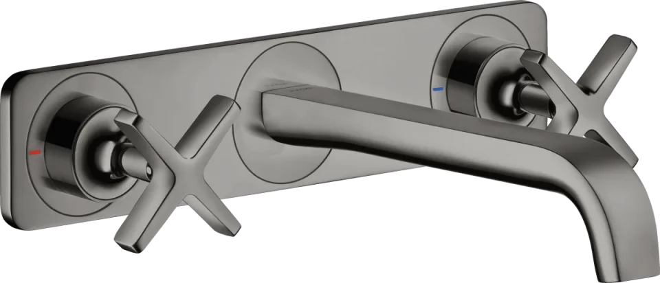 Axor Citterio E 3-hole Basin Mixer For Concealed Installation Wall-mounted With Spout 220 Mm And Plate product image - Image 1