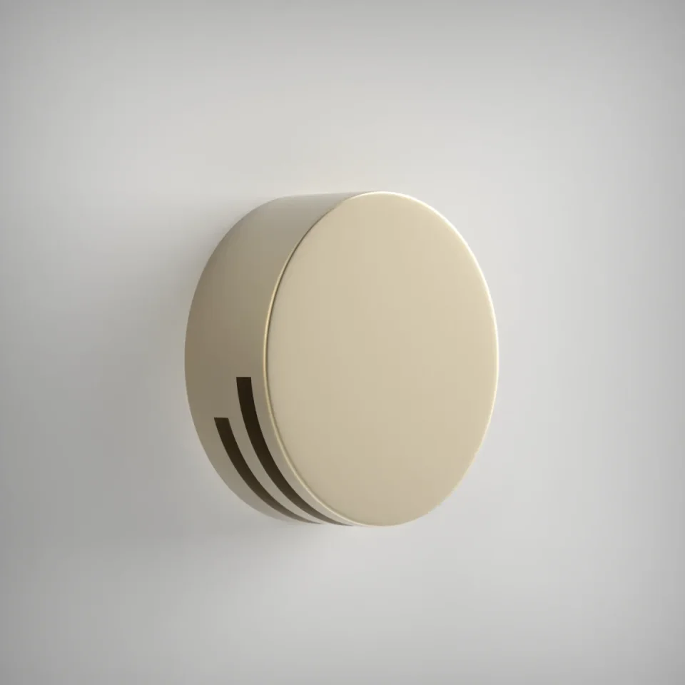 Ava Extended Round Bath Overflow Filler - Brushed Brass product image - Image 1