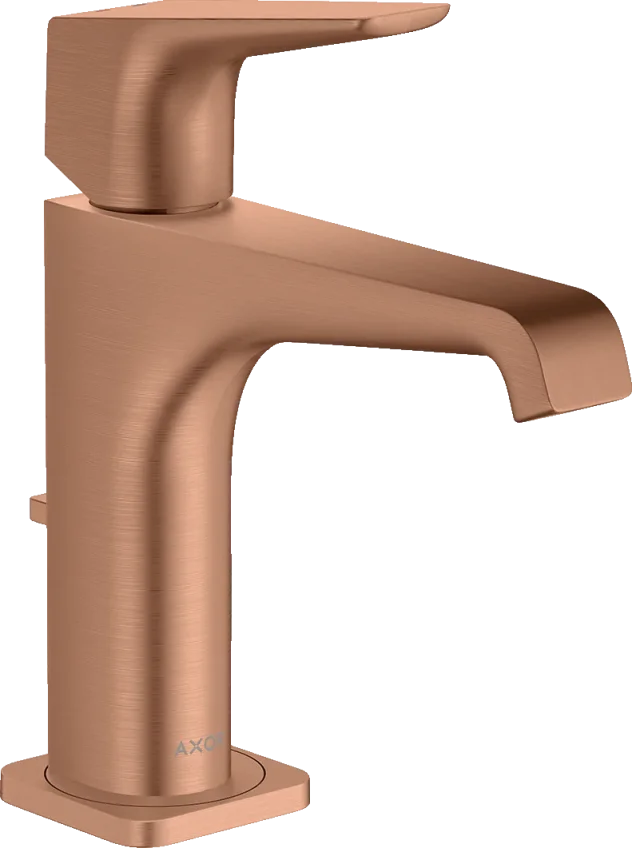 Axor Citterio E Single Lever Basin Mixer 130 With Lever Handle And Pop-up Waste product image - Image 1