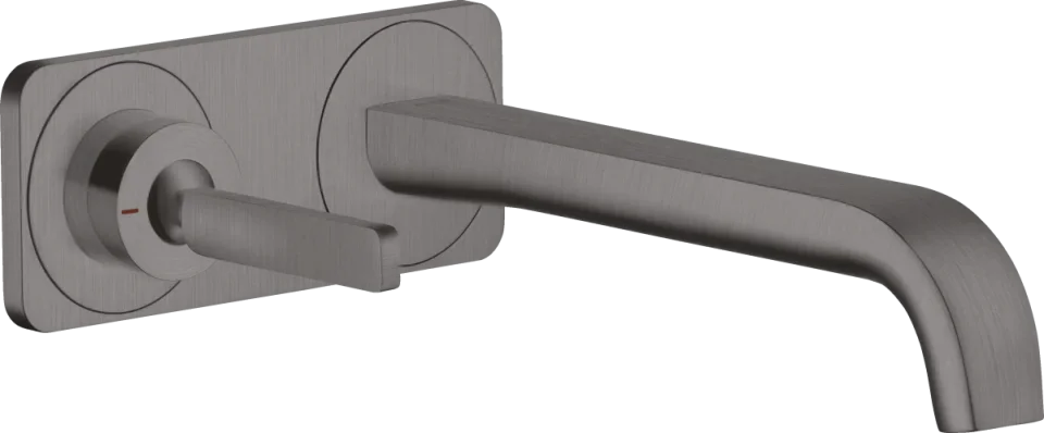 Axor Citterio E Single Lever Basin Mixer Wall-mounted With Pin Handle, Spout 221 Mm And Plate product image - Image 1