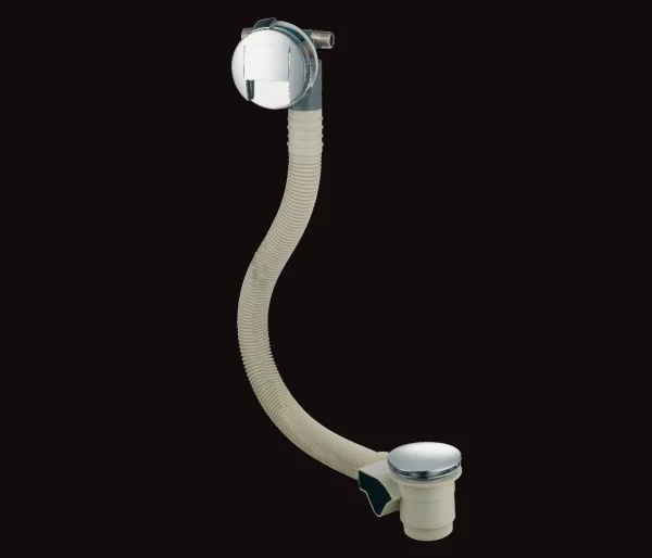 Just Taps Slimline Click-clack Bath Overflow Filler Exofil, 60cm