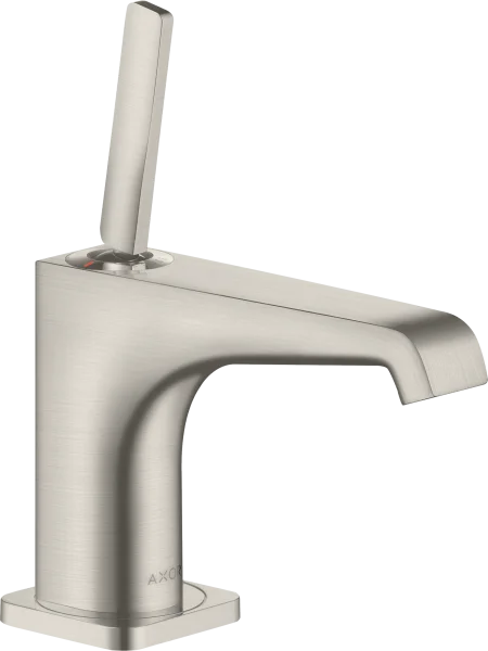 Axor Citterio E Pillar Tap 90 With Pin Handle Without Waste Stainless Steel