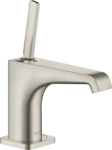 Axor Citterio E Pillar Tap 90 With Pin Handle Without Waste Stainless Steel