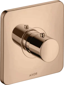 Axor Citterio M Thermostatic Mixer Highflow For Concealed Installation Polished Red Gold