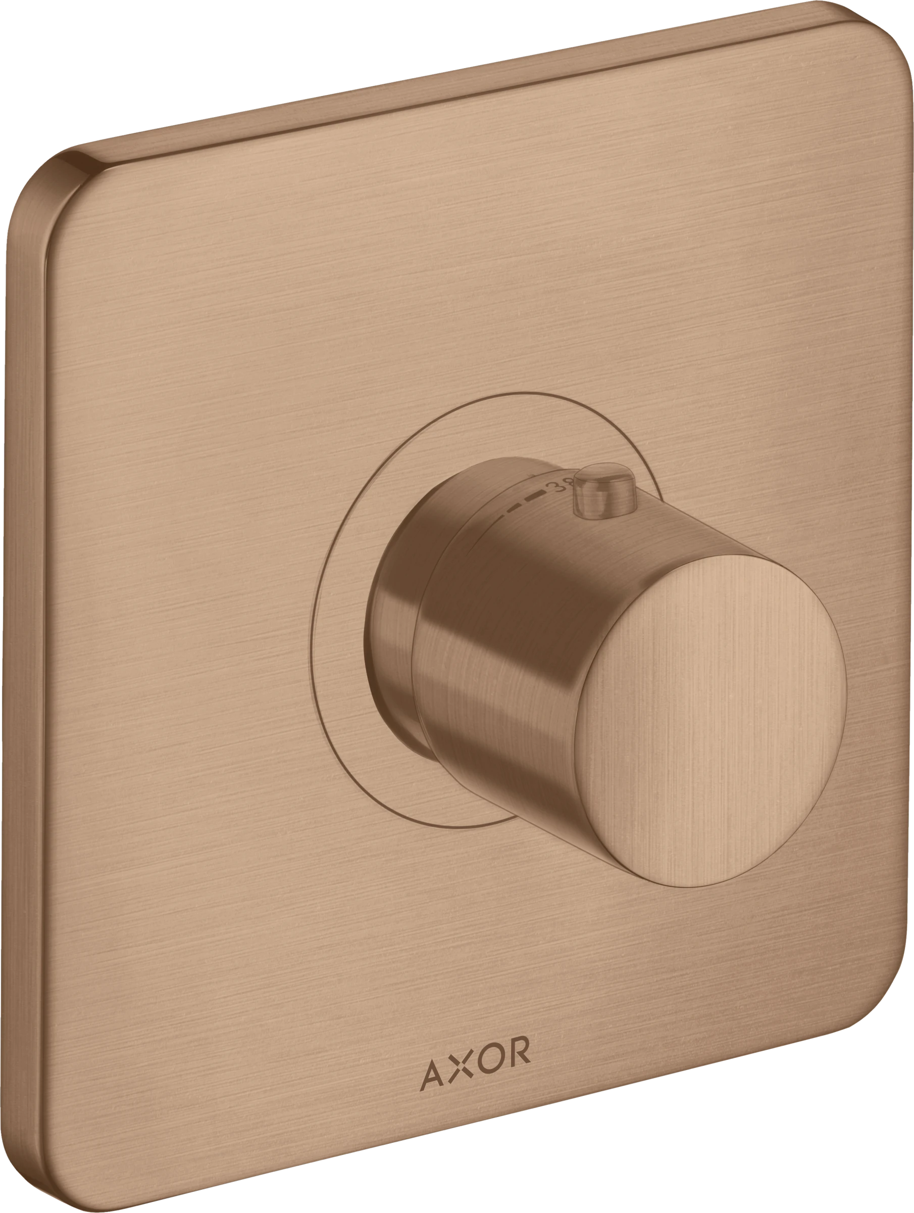 Axor Citterio M Thermostatic Mixer Highflow For Concealed Installation Brushed Red Gold