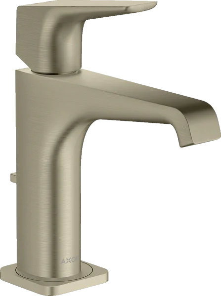 Axor Citterio E Single Lever Basin Mixer 130 With Lever Handle And Pop-up Waste Brushed Nickel