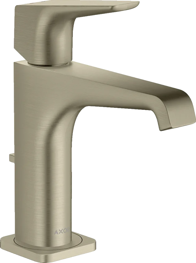Axor Citterio E Single Lever Basin Mixer 130 With Lever Handle And Pop-up Waste Brushed Nickel product image - Image 1