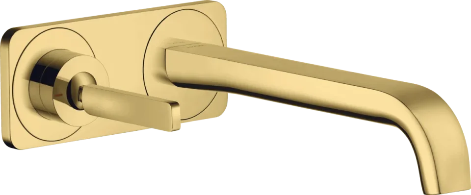 Axor Citterio E Single Lever Basin Mixer Wall-mounted With Pin Handle, Spout 221 Mm And Plate product image - Image 1