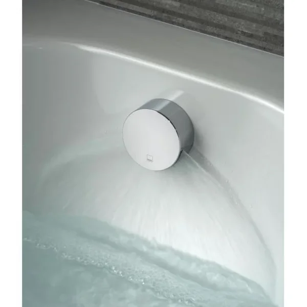 Vado Bath Filler Waste & Overflow Chrome detail view - Image 4
