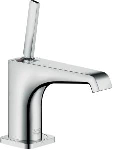 Axor Citterio E Single Lever Basin Mixer 90 With Pin Handle For Hand Wash Basins With Waste Chrome