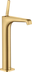 Axor Citterio E Single Lever Basin Mixer 250 With Pin Handle For Wash Bowls With Waste Gold Brushed