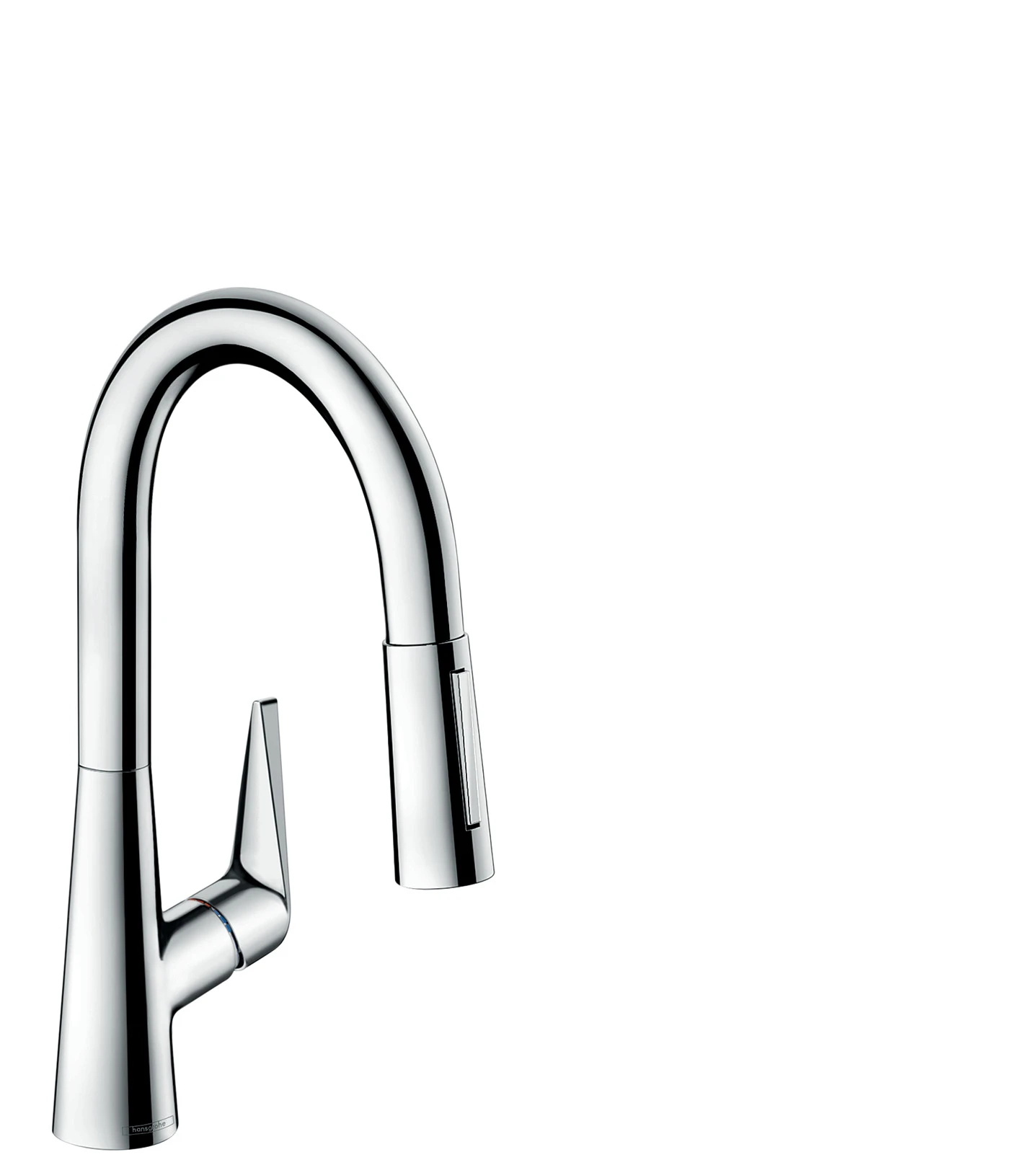 Hansgrohe Talis M51 Single Lever Kitchen Mixer 160 With Pull-out Spray, 2 Spray Modes Chrome