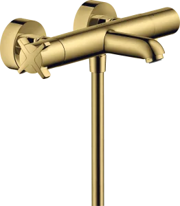 Axor Citterio E Thermostatic Bath Mixer For Exposed Installation Gold Polished