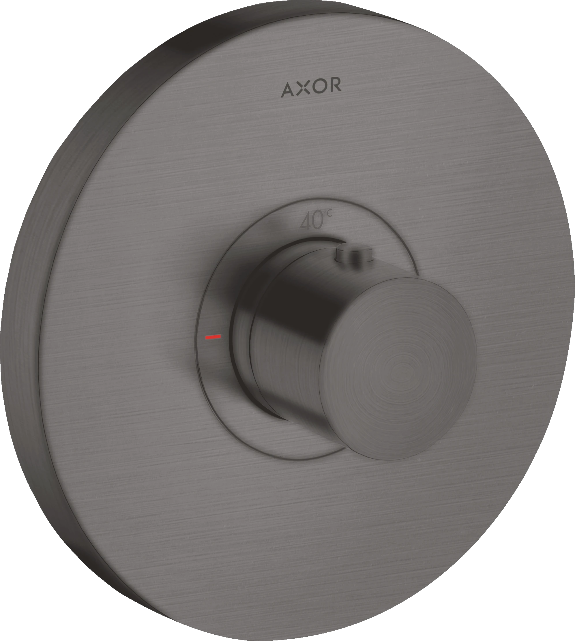 Axor Showerselect Thermostatic Mixer Highflow Round For Concealed Installation Brushed Black Chrome