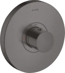 Axor Showerselect Thermostatic Mixer Highflow Round For Concealed Installation Brushed Black Chrome