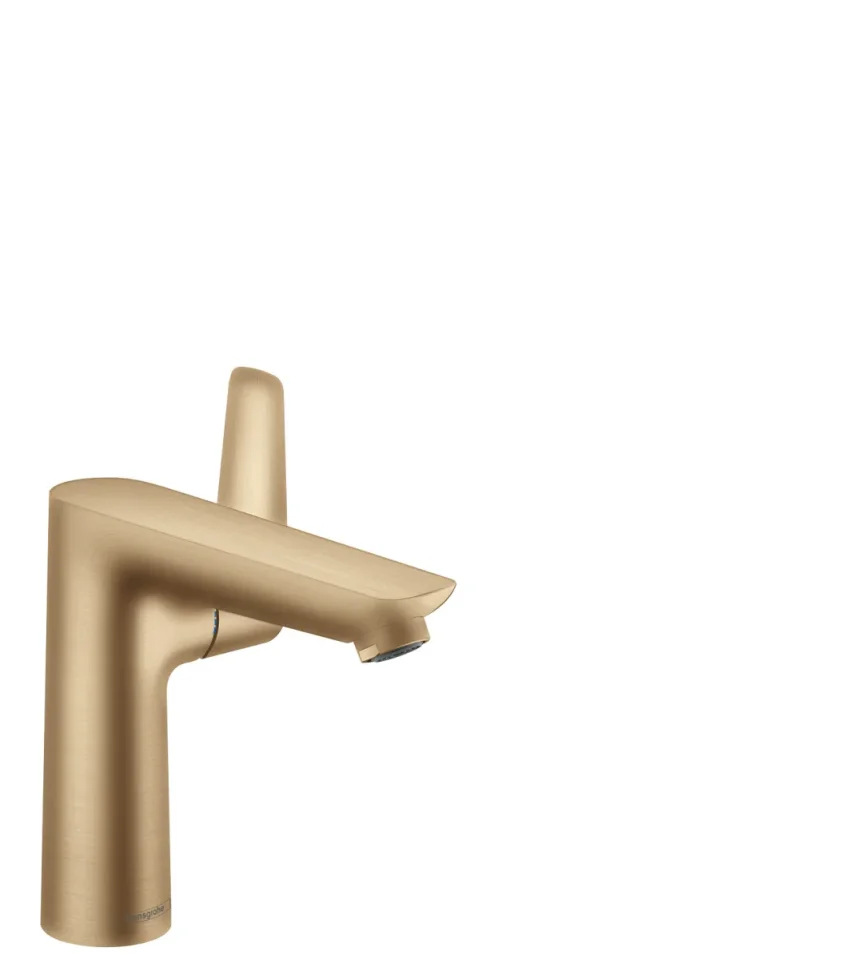 Hansgrohe Talis E Single Lever Basin Mixer 150 With Pop-up Waste Brushed Bronze product image - Image 1