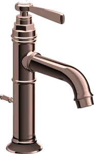 Axor Montreux Single Lever Basin Mixer 100 With Lever Handle And Pop-up Waste Polished Red Gold