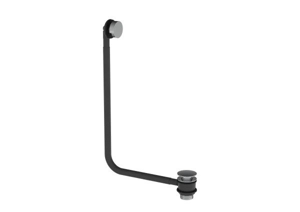 Saneux Cos Overflow & Clicker Waste - Chrome