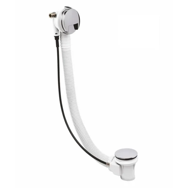 Crosswater Bath Extended Pop Up Waste With Filler 100cm Chrome
