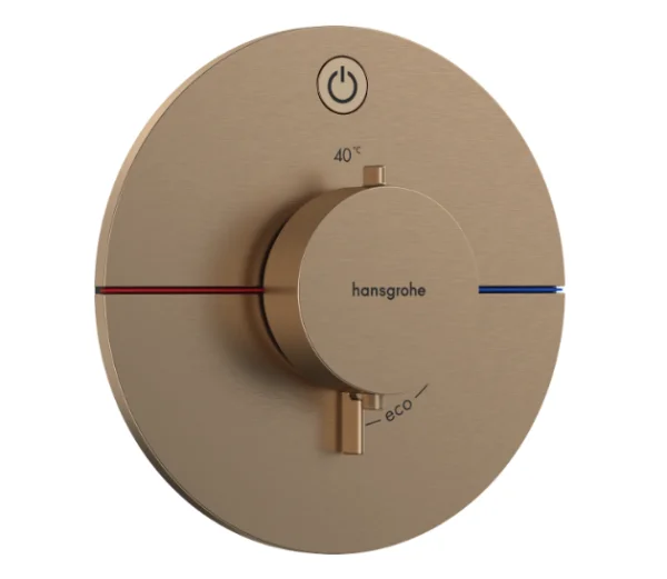 Hansgrohe Showerselect Comfort S Thermostat For Concealed Installation For 1 Outlet Brushed Bronze