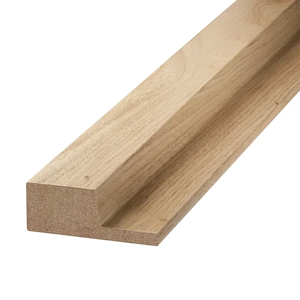 Abacus Slatwall - Slatted Wall Panelling Oak End Cap Tongued