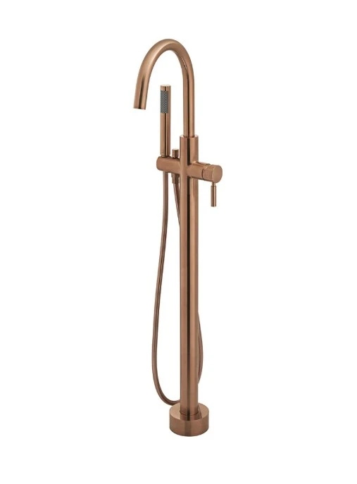 Vado Individual Origins Floor Standing Bath Shower Mixer Brushed Bronze