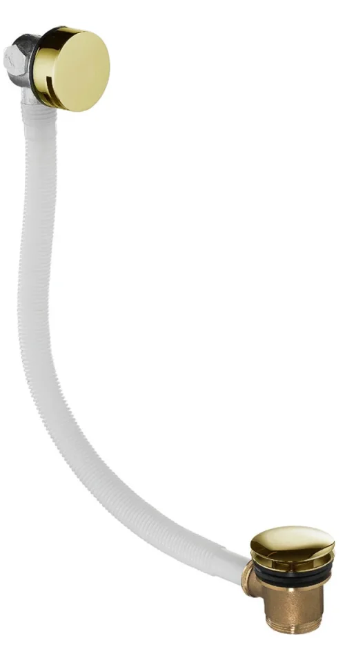 Just Taps Kono Extended Exofil With Click Clack Bath Waste Brushed Brass product image - Image 1