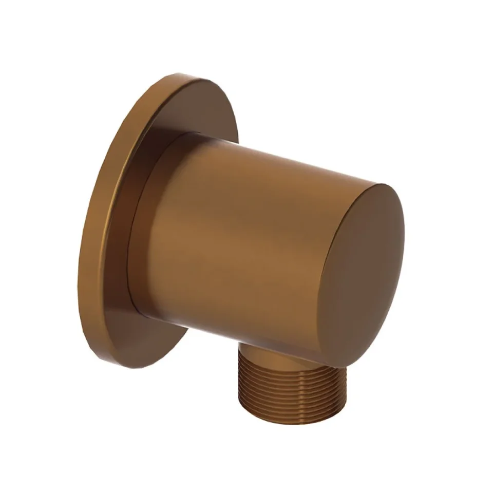 Abacus Emotion Round Wall Outlet Brushed Bronze product image - Image 1