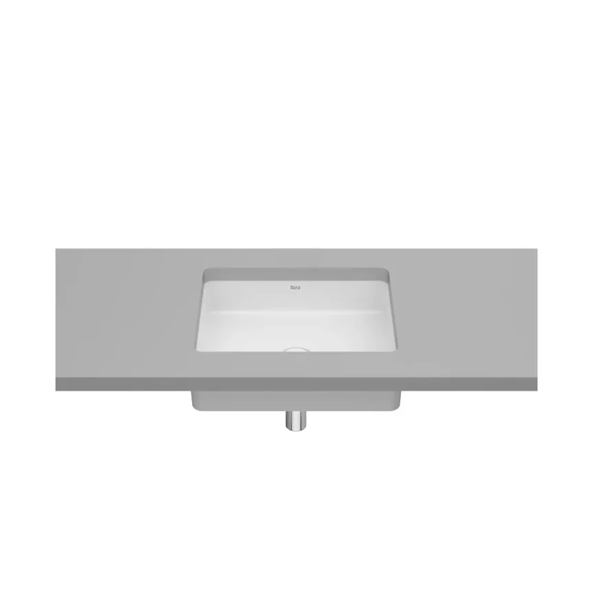 Roca Inspira Square Under-countertop 420 X 315mm Basin - Matt White product image - Image 1