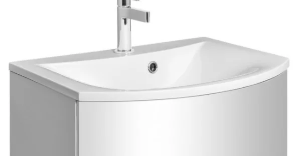 Crosswater Svelte Basin With Overflow 1th White