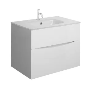 Crosswater Glide Ii Basin Glass 700 0th Ice White