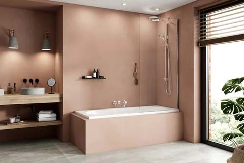 Kudos Ultimate 750mm Bath Screen Glass Panel Only