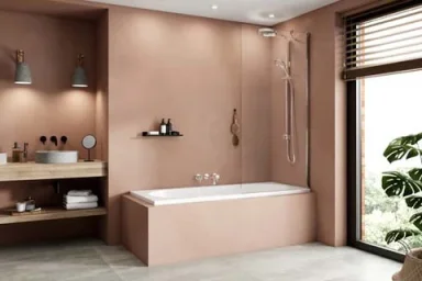 Kudos Ultimate 750mm Bath Screen Glass Panel Only product image - Image 1