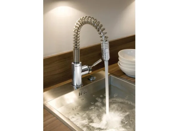 Vado Eli Mono Kitchen Mixer Single Lever Deck Mounted With Swivel Spout With Pull-out Spout Chrome