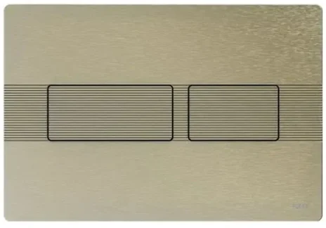 Tece Solid Dual Flush, Linear Brushed Nickel New product image - Image 1