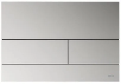 Tece Square Dual Flush, Metal, Polished Chrome