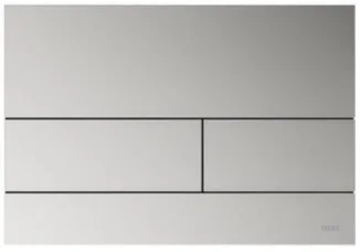 Tece Square Dual Flush, Metal, Polished Chrome product image - Image 1