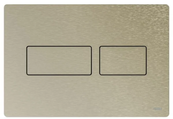 Tece Solid Dual Flush, Brushed Nickel New