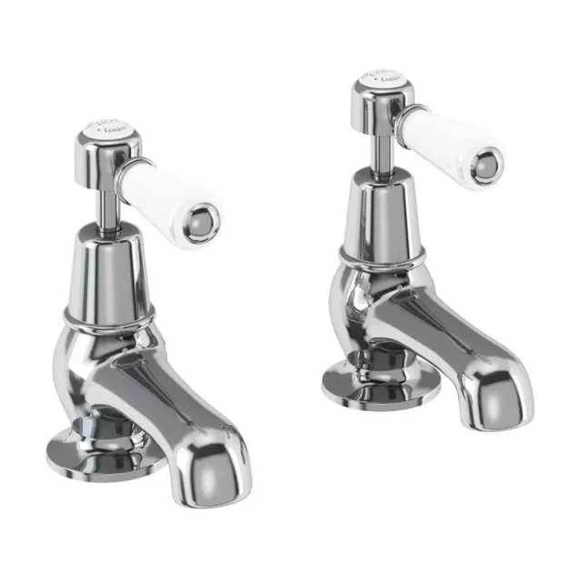 Burlingtonqt Basin Taps 3 (no Heads) Chrome product image - Image 1