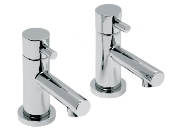 Vado Zoo Basin Pillar Taps Deck Mounted Chrome