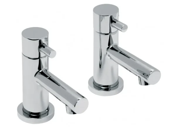 Vado Zoo Basin Pillar Taps Deck Mounted Chrome product image - Image 1