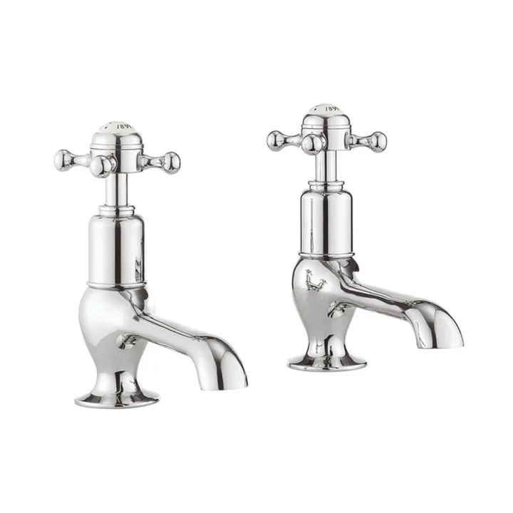 Crosswater Belgravia Crosshead Long Nose Basin Tap No Waste Deck Mounted Chrome product image - Image 1