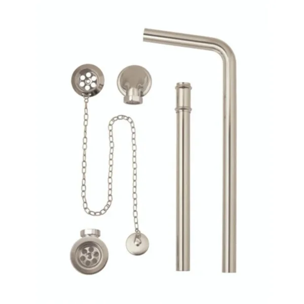 Bc Designs Plug & Chain Exposed Ext Bath Waste Brushed Nickel