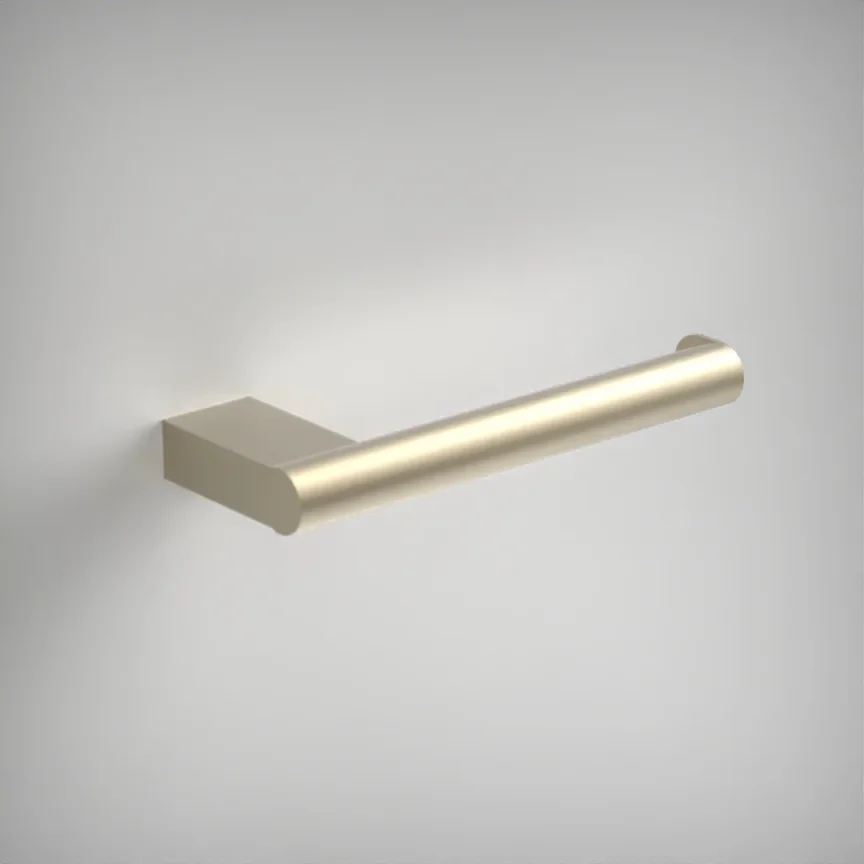 Ava Round Toilet Roll Holder - Brushed Brass product image - Image 1