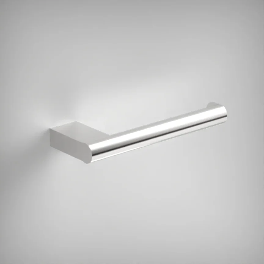 Ava Round Toilet Roll Holder - Polished Stainless Steel product image - Image 1