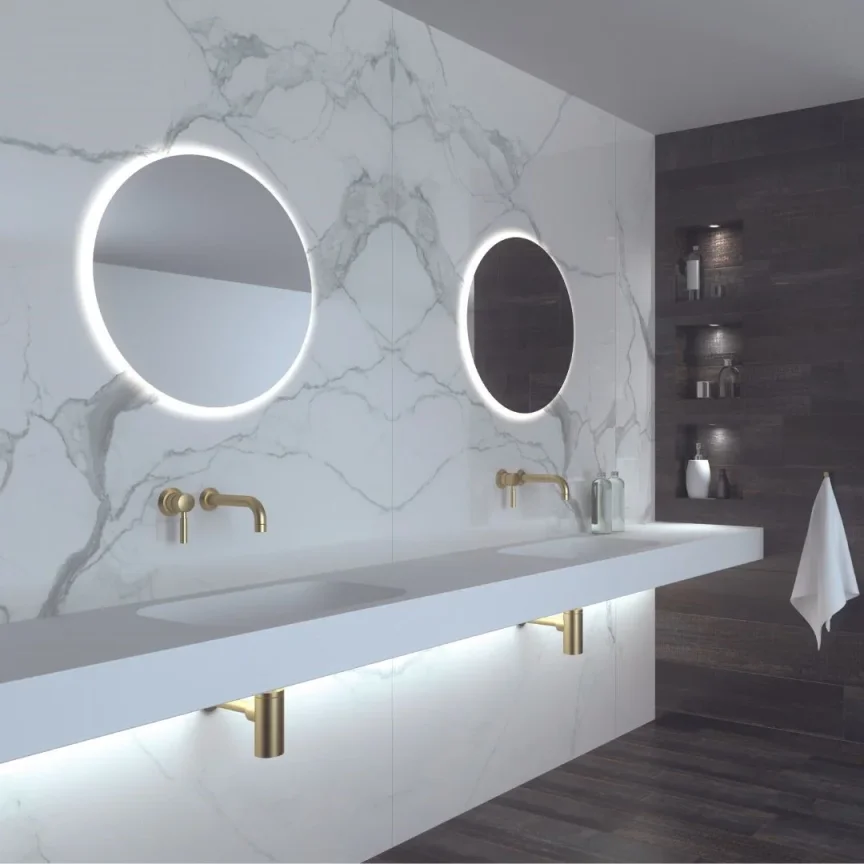 Wall Hung Double Basins
