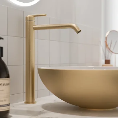 Britton Greenwich Tall Basin Mixer Chrome