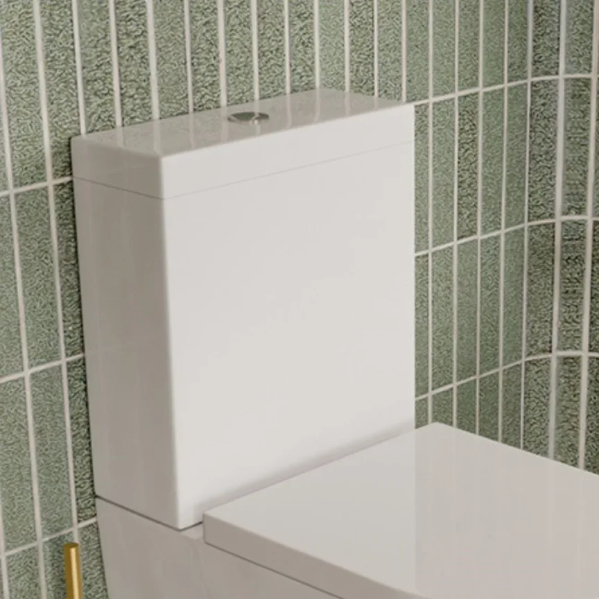 Burlington High Level Flush Pipe Kit Including Lever, Rigid Pull Chain, Flush Pipes, Reverse Screw Cistern Connector, Stopper And Ornate Brackets - Nickel